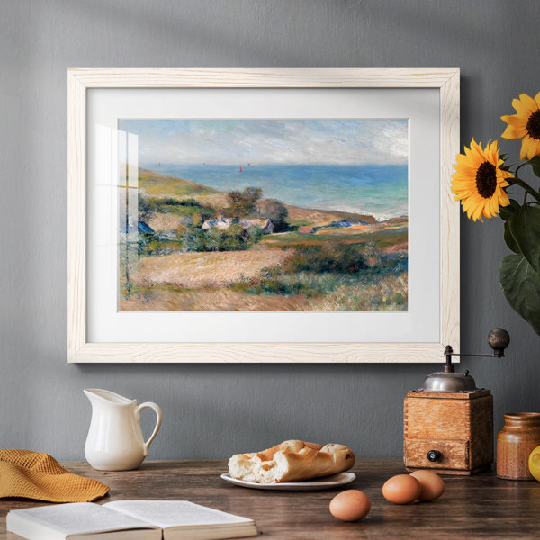 Charlton Home® View Of The Seacoast Near Wargemont In Normancy Framed